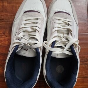 Reebok White and Navy Men's Sneakers